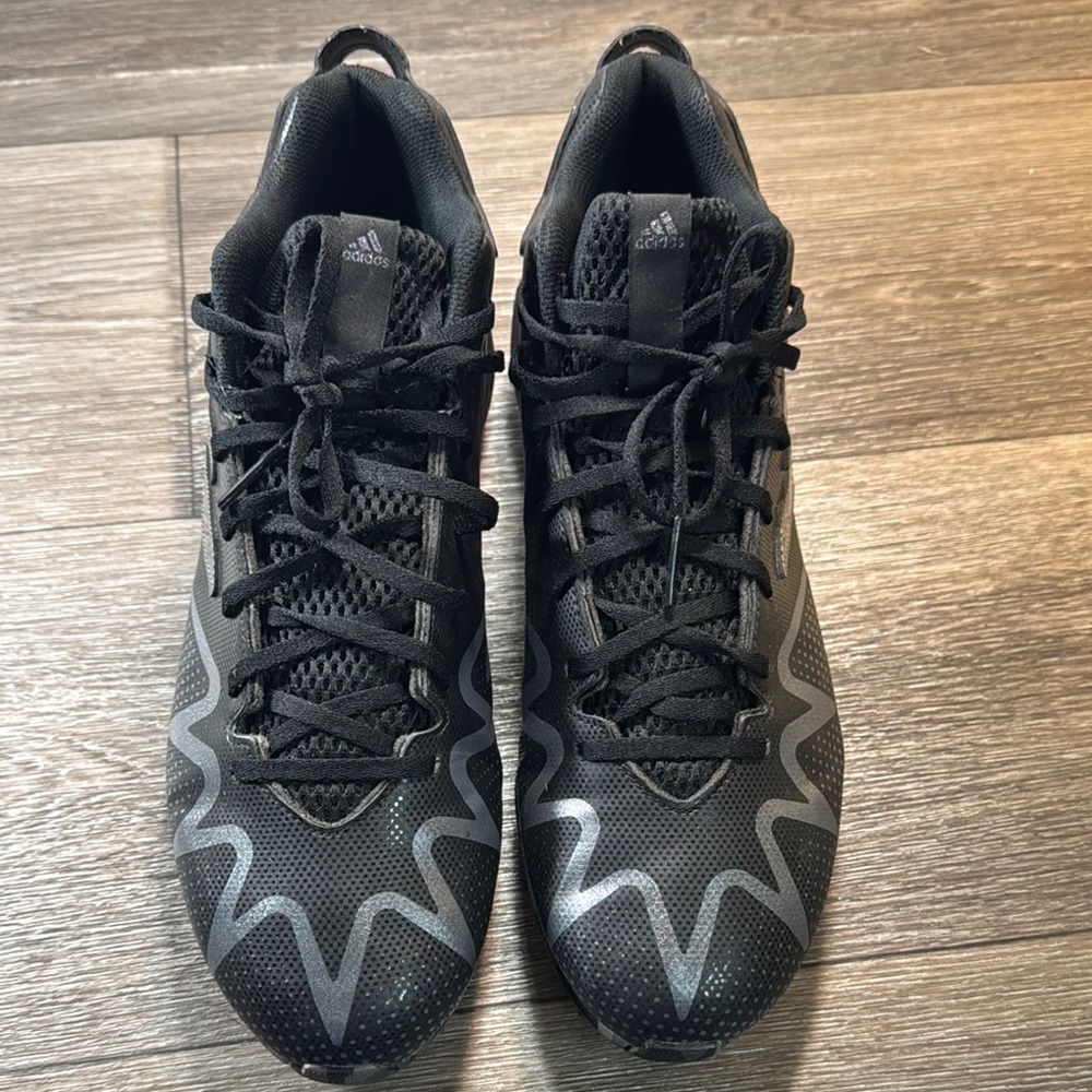 Adidas Freak Spark MD Black Glitter Football Cleats Shoes Sz 13